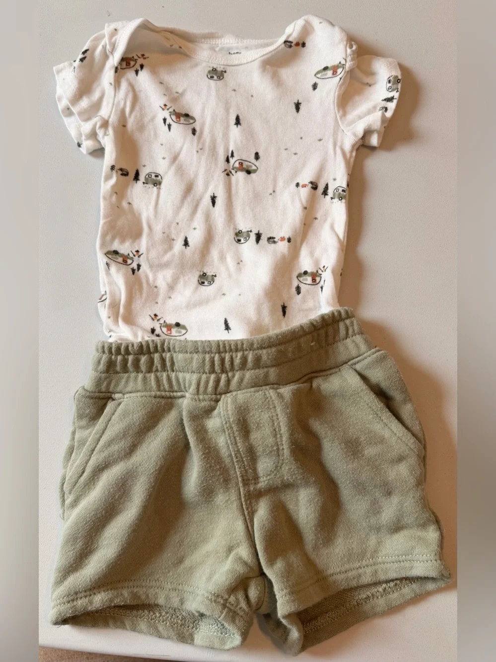 6-9M Summer Outfit Bundle 4pc Outdoor Camping - Picture 2 of 15